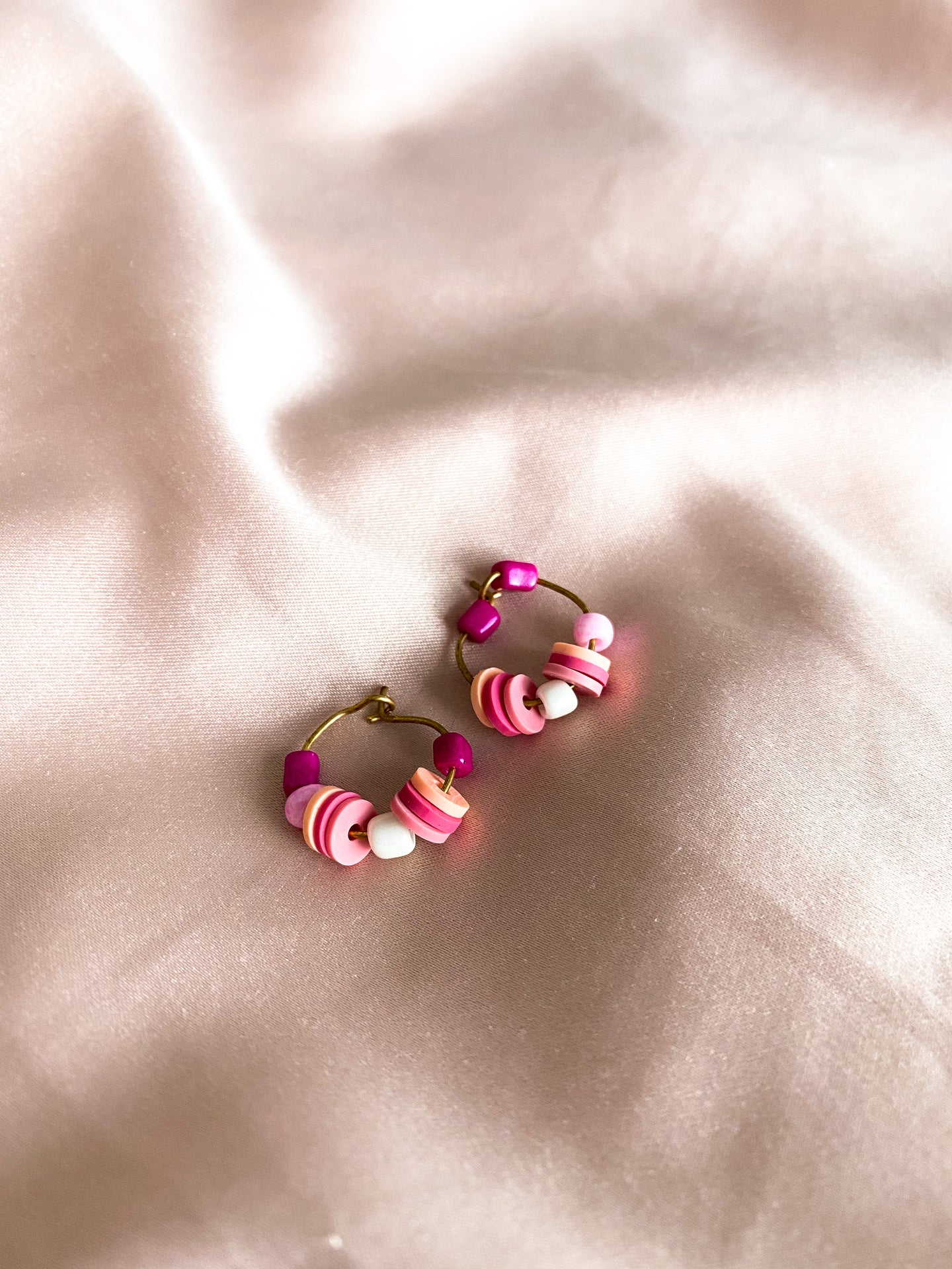 Surfer Earring Pink Mix